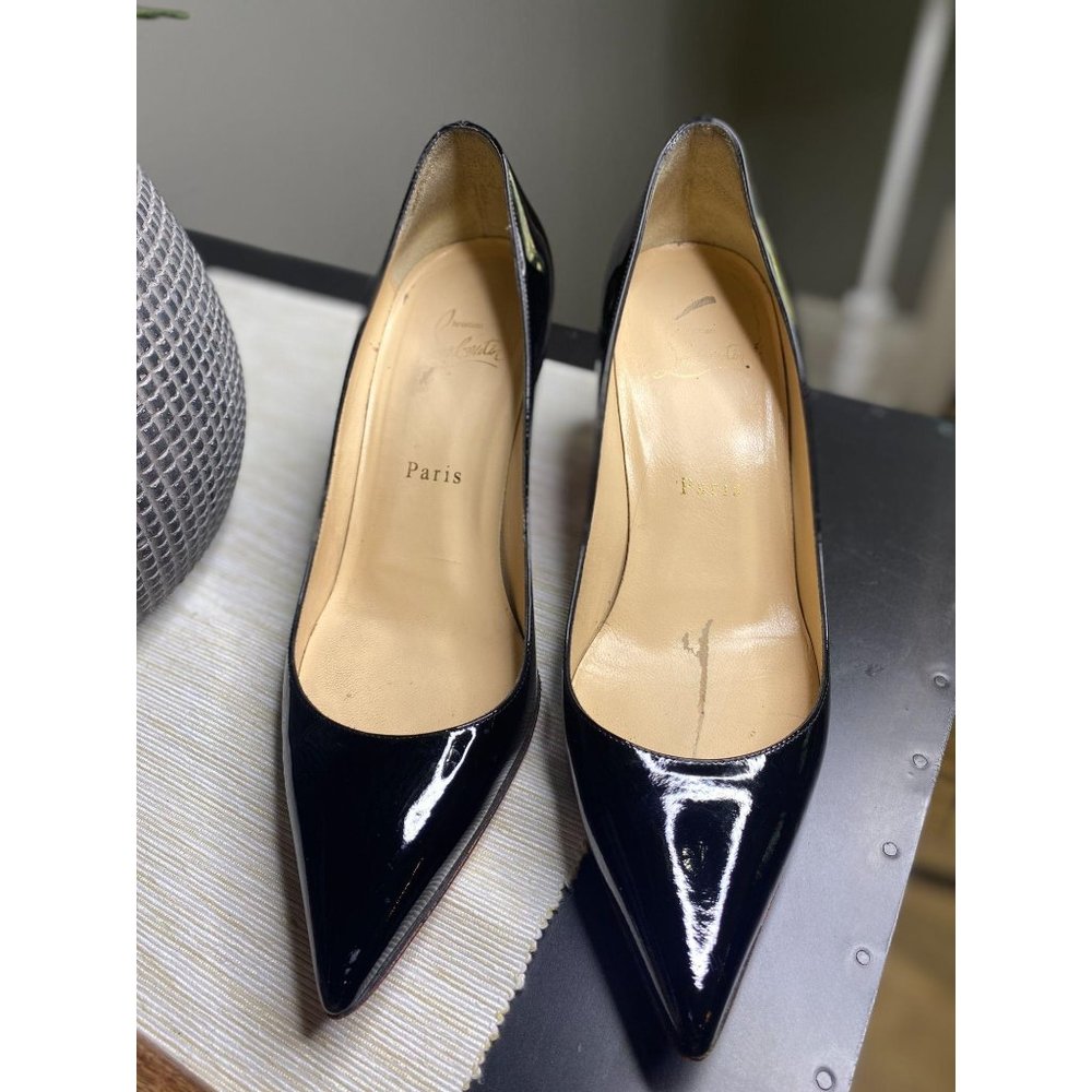 (Sold) Christian Louboutin DECOLLETE 554 Kate Blac - Picture 6 of 14